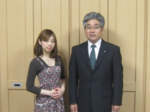 平成24年4月16日 NaO氏来庁 平成24年4月16日 NaO氏来庁